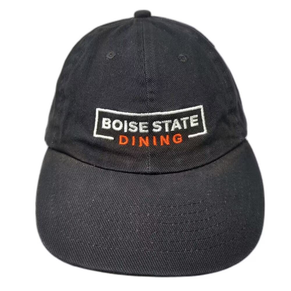 Chef Works Baseball Cap Hat Black Orange OS Boise State Dining Embroidered Logo